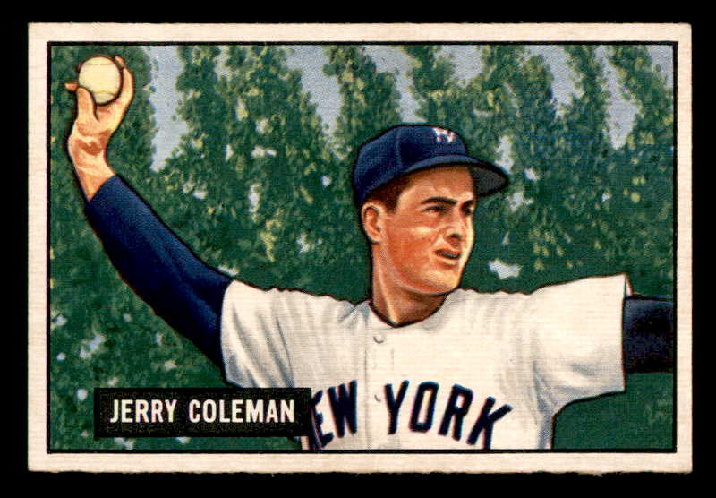 1951 Bowman Baseball #049 Jerry Coleman Yankees EX-MT 542039
