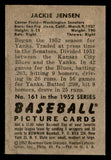 1952 Bowman Baseball #161 Jackie Jensen Senators EX-MT 542042