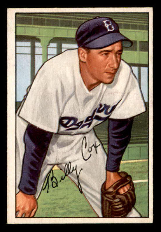 1952 Bowman Baseball #152 Billy Cox Dodgers EX-MT 542045
