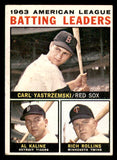 1964 Topps Baseball #008 A.L. Batting Leaders Yastrzemski EX 542054