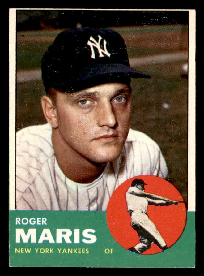 1963 Topps Baseball #120 Roger Maris Yankees EX 542056