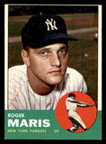1963 Topps Baseball #120 Roger Maris Yankees EX 542056