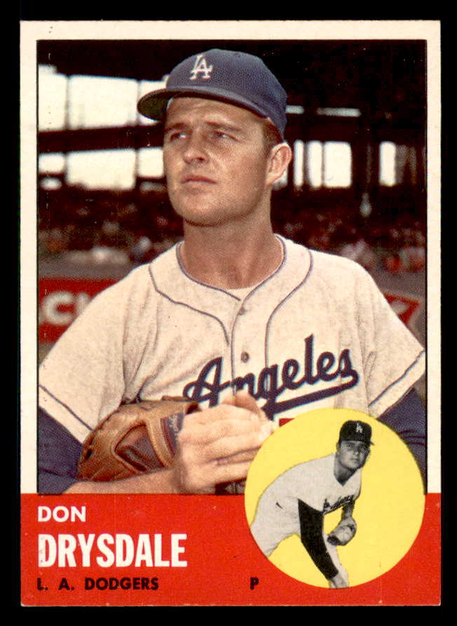 1963 Topps Baseball #360 Don Drysdale Dodgers NR-MT 542059