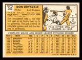 1963 Topps Baseball #360 Don Drysdale Dodgers NR-MT 542059