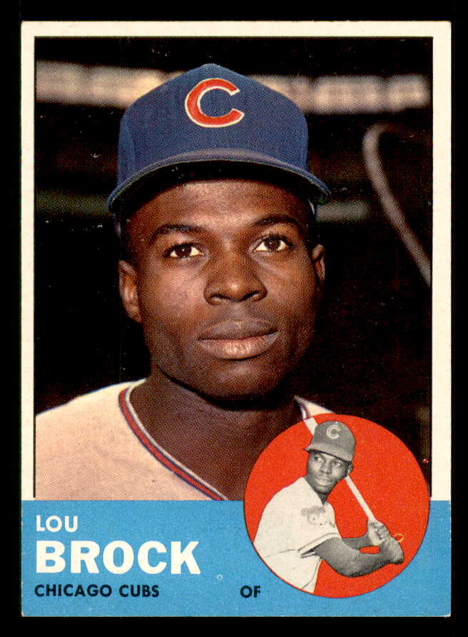 1963 Topps Baseball #472 Lou Brock Cubs EX-MT 542061