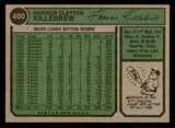 1974 Topps Baseball #400 Harmon Killebrew Twins EX-MT 542066