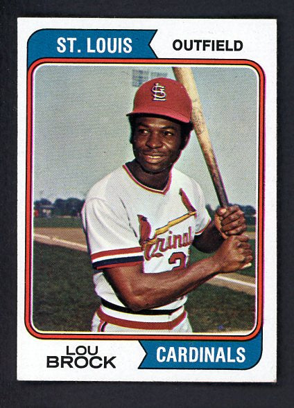 1974 Topps Baseball #060 Lou Brock Cardinals EX-MT 542069