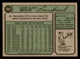 1974 Topps Baseball #060 Lou Brock Cardinals EX-MT 542069