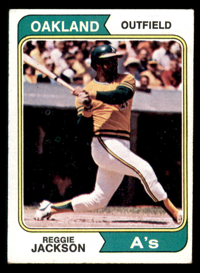 1974 Topps Baseball #130 Reggie Jackson A's VG-EX 542071