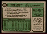 1974 Topps Baseball #130 Reggie Jackson A's VG-EX 542071