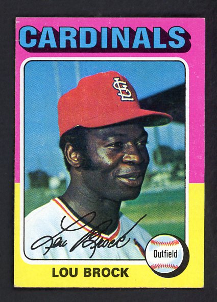 1975 Topps Baseball #540 Lou Brock Cardinals EX-MT 542072