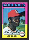 1975 Topps Baseball #540 Lou Brock Cardinals EX-MT 542072