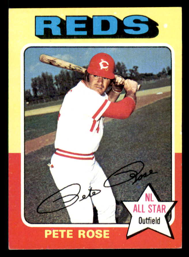 1975 Topps Baseball #320 Pete Rose Reds EX-MT 542075