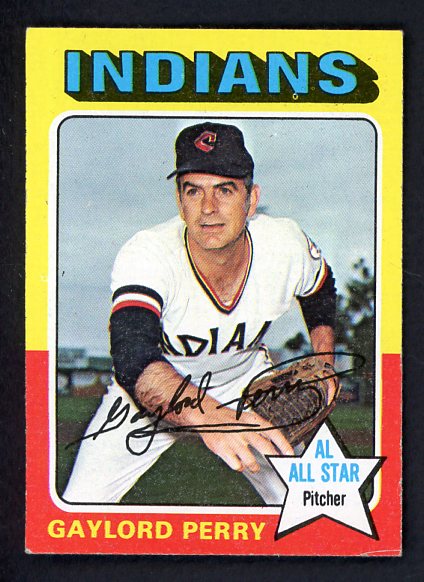 1975 Topps Baseball #530 Gaylord Perry Indians EX 542076