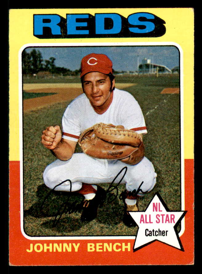 1975 Topps Baseball #260 Johnny Bench Reds EX 542077