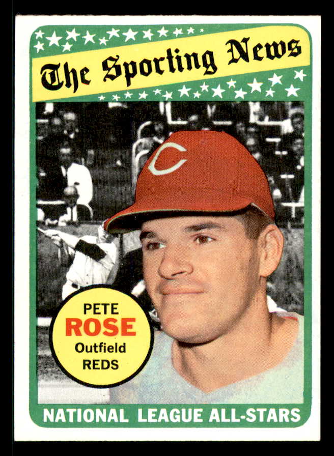 1969 Topps Baseball #424 Pete Rose A.S. Reds EX-MT 542083