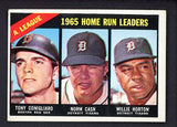 1966 Topps Baseball #218 A.L. Home Run Leaders Conigliaro VG-EX 542084