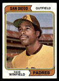 1974 Topps Baseball #456 Dave Winfield Padres EX 542098