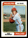 1974 Topps Baseball #283 Mike Schmidt Phillies EX-MT 542100