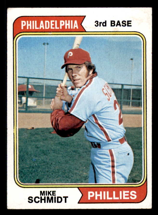 1974 Topps Baseball #283 Mike Schmidt Phillies EX 542101