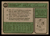 1974 Topps Baseball #283 Mike Schmidt Phillies EX 542101
