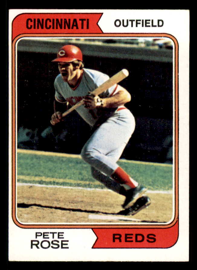 1974 Topps Baseball #300 Pete Rose Reds EX-MT 542105