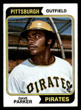 1974 Topps Baseball #252 Dave Parker Pirates EX-MT 542107