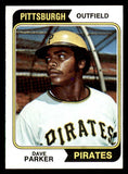 1974 Topps Baseball #252 Dave Parker Pirates EX-MT 542109