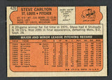 1972 Topps Baseball #420 Steve Carlton Cardinals EX-MT 542120