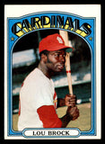 1972 Topps Baseball #200 Lou Brock Cardinals EX-MT 542127