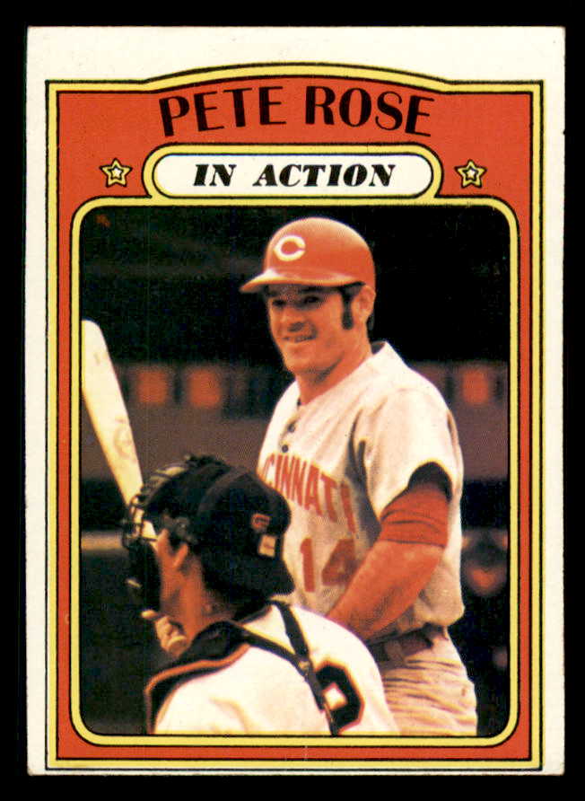 1972 Topps Baseball #560 Pete Rose IA Reds VG-EX 542129