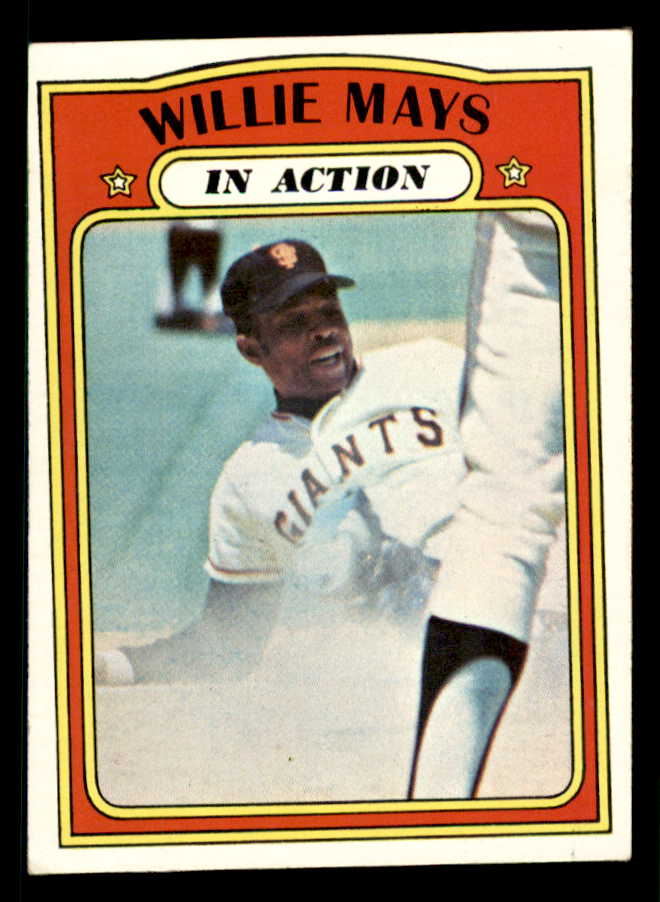 1972 Topps Baseball #050 Willie Mays IA Giants VG-EX 542130