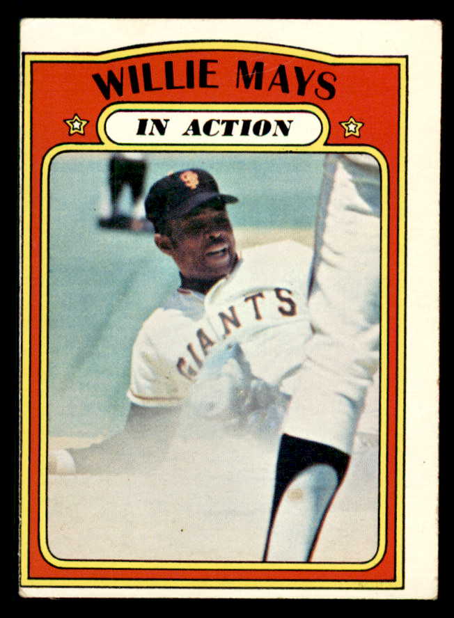 1972 Topps Baseball #050 Willie Mays IA Giants VG-EX 542131