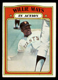 1972 Topps Baseball #050 Willie Mays IA Giants VG-EX 542132