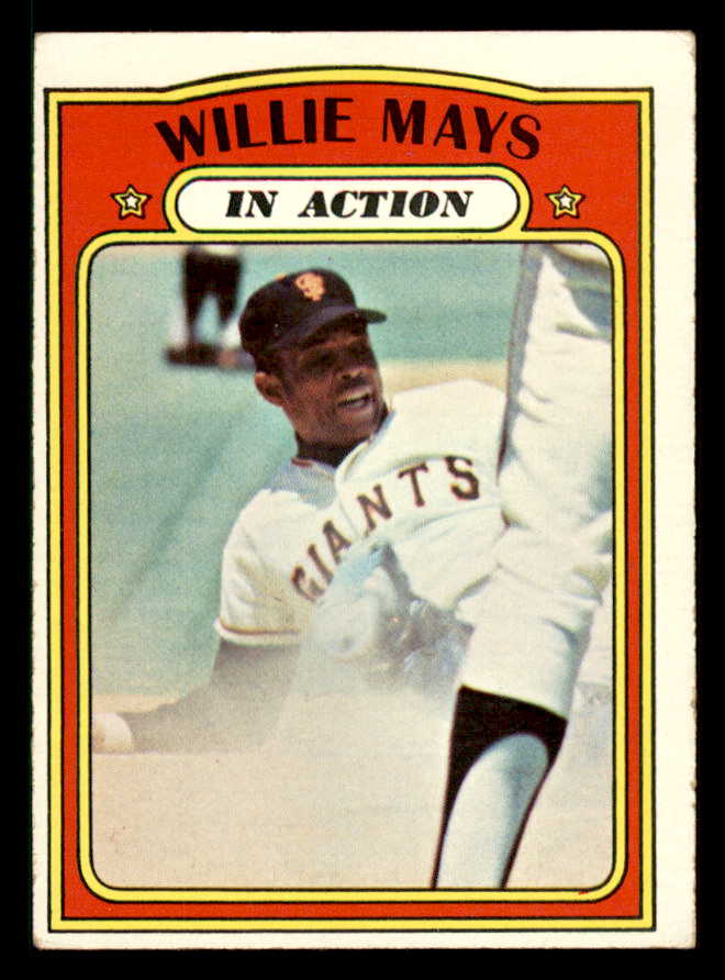 1972 Topps Baseball #050 Willie Mays IA Giants VG-EX 542133