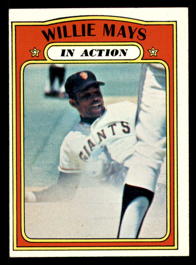 1972 Topps Baseball #050 Willie Mays IA Giants EX-MT 542137