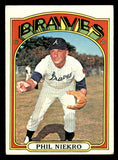 1972 Topps Baseball #620 Phil Niekro Braves VG-EX 542141