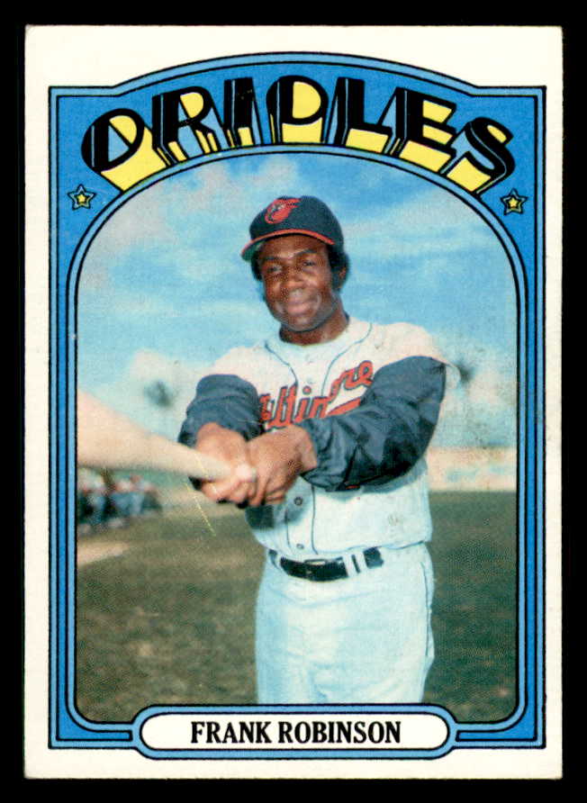 1972 Topps Baseball #100 Frank Robinson Orioles VG-EX 542148