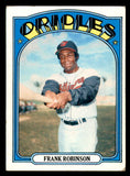 1972 Topps Baseball #100 Frank Robinson Orioles VG-EX 542149