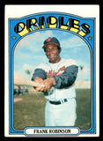 1972 Topps Baseball #100 Frank Robinson Orioles EX-MT 542150