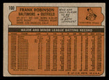 1972 Topps Baseball #100 Frank Robinson Orioles EX-MT 542150
