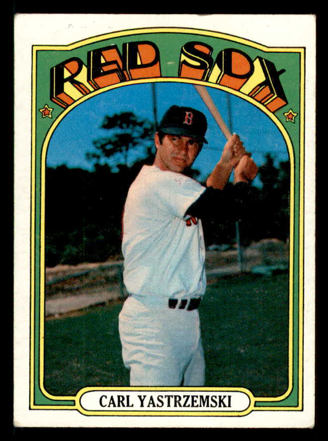 1972 Topps Baseball #037 Carl Yastrzemski Red Sox VG-EX 542153
