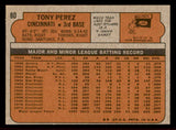 1972 Topps Baseball #080 Tony Perez Reds EX-MT 542156