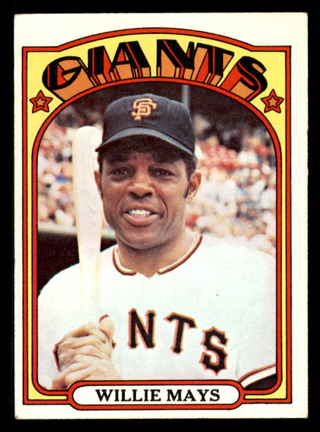 1972 Topps Baseball #049 Willie Mays Giants VG-EX 542157