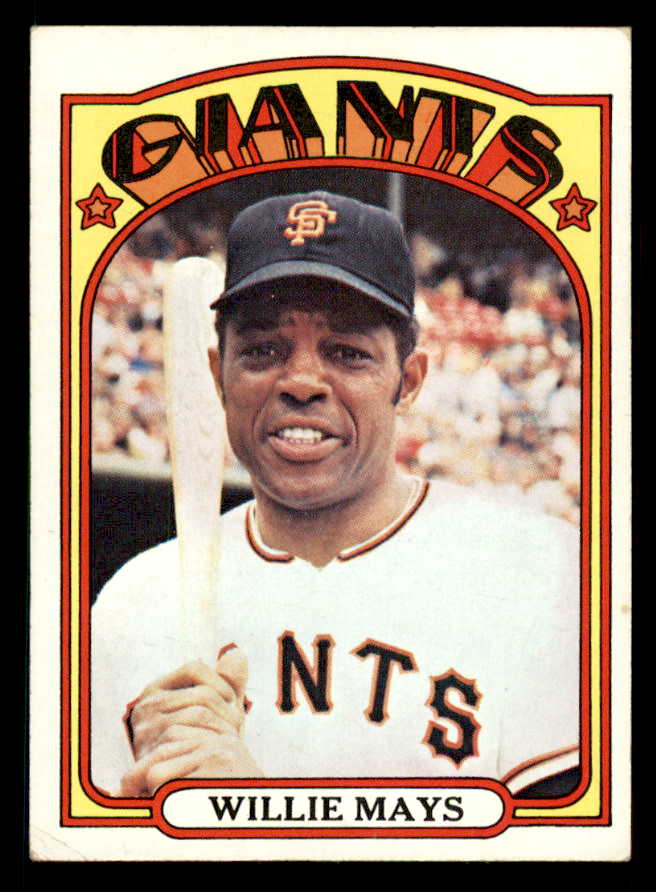 1972 Topps Baseball #049 Willie Mays Giants VG-EX 542158