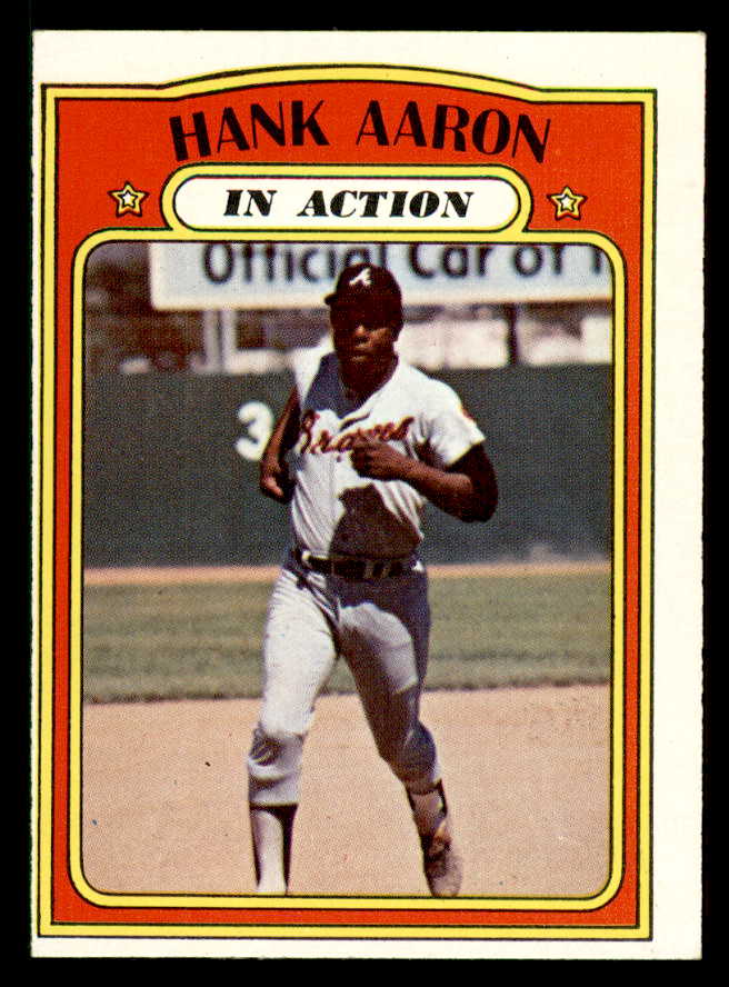 1972 Topps Baseball #300 Hank Aaron IA Braves EX-MT 542165