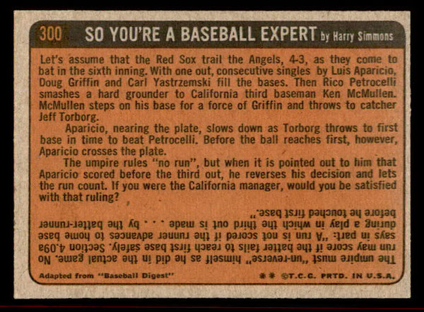 1972 Topps Baseball #300 Hank Aaron IA Braves EX-MT 542165