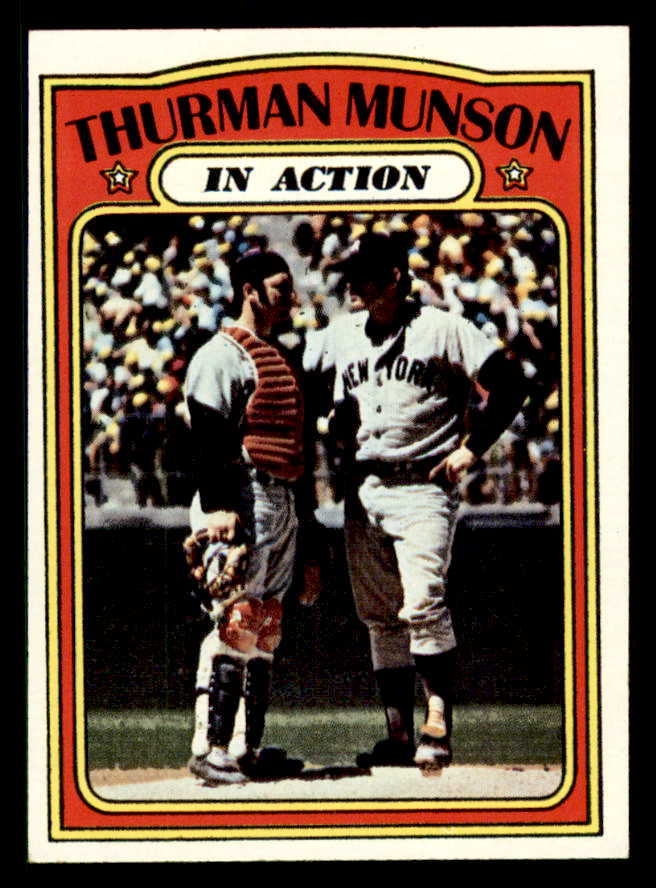 1972 Topps Baseball #442 Thurman Munson IA Yankees EX-MT 542168