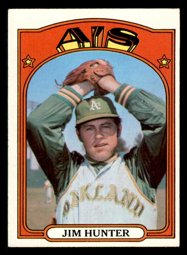 1972 Topps Baseball #330 Catfish Hunter A's VG-EX 542172