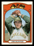 1972 Topps Baseball #330 Catfish Hunter A's VG-EX 542173